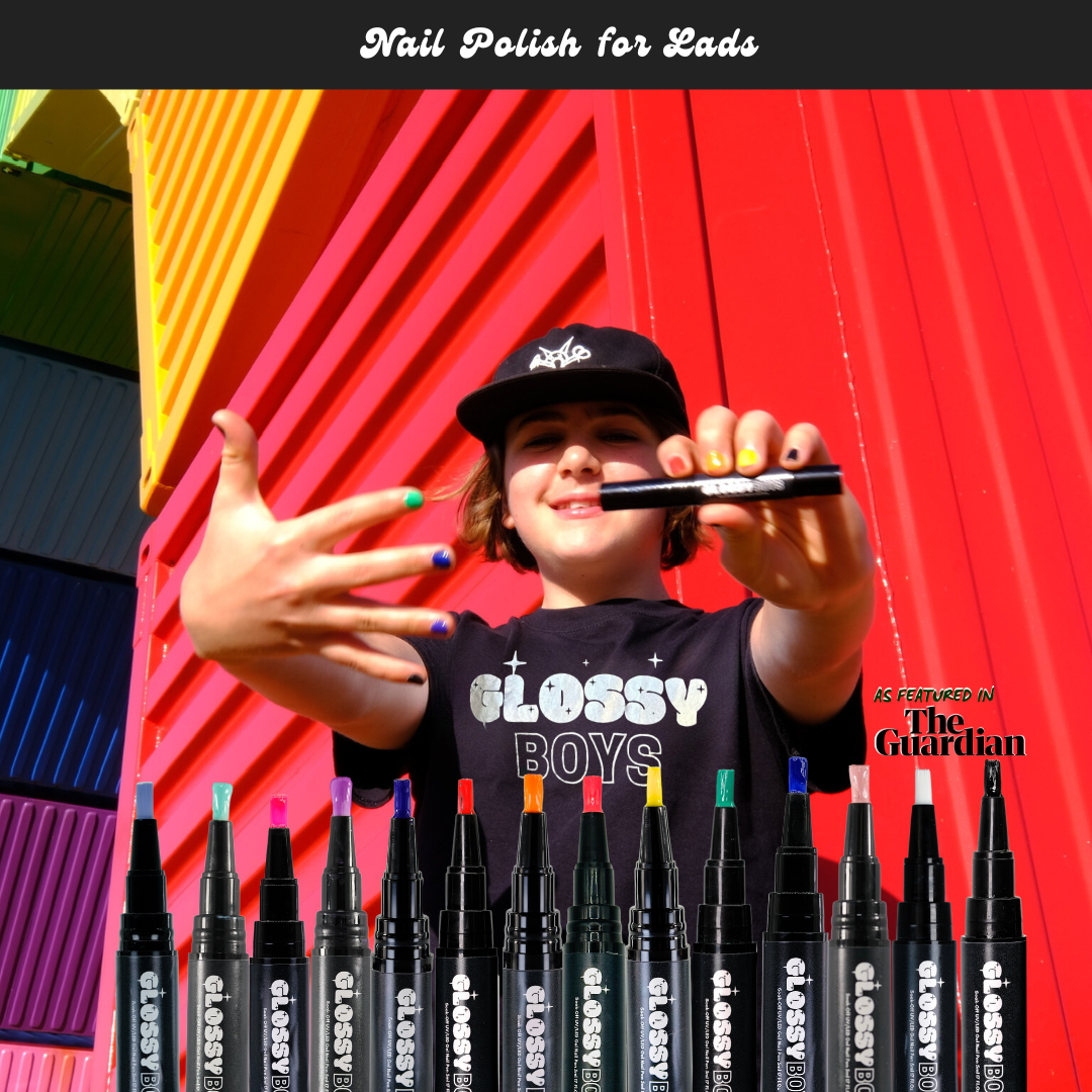 Glossy Boys Nail Polish for Guys in a Pen